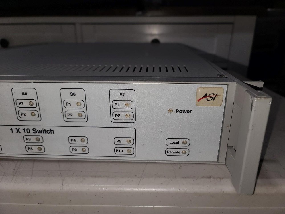 ASI (1 X 10 Switch) Switch Interface Panel P/N: 02-08-9001