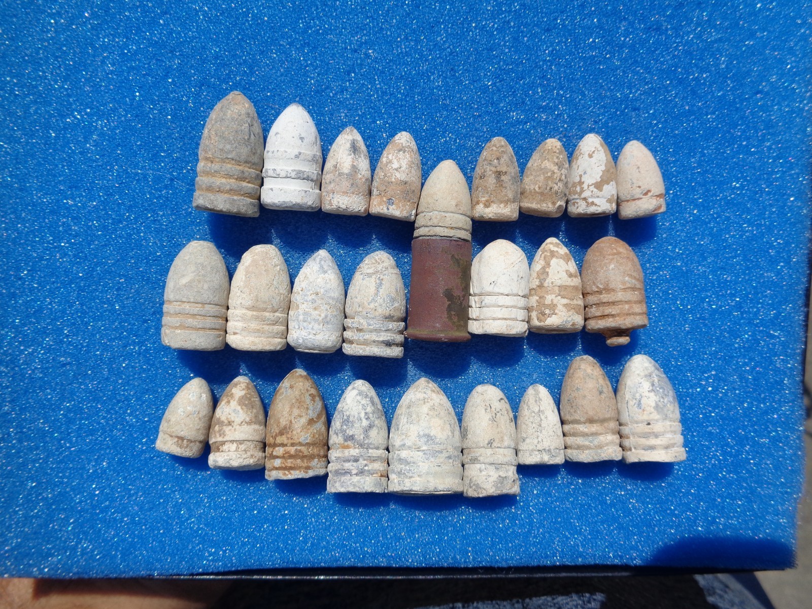 25 Civil War Confederate & Union Bullets recovered in North Georgia