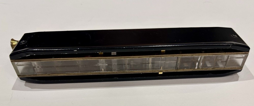 Vintage Hohner Super 64x Chromatic harmonica