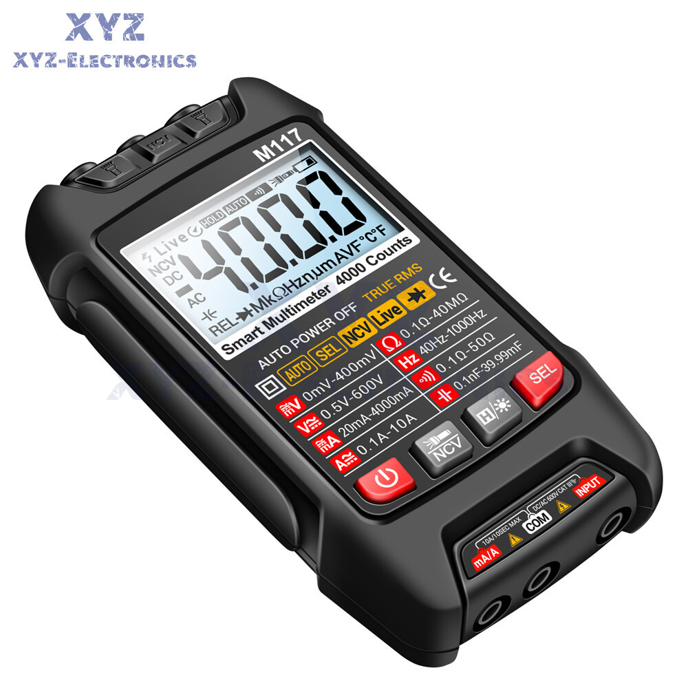 ANENG M117 Digital Multimeter NCV AC/DC Voltmeter Current 4000 Count True RMS