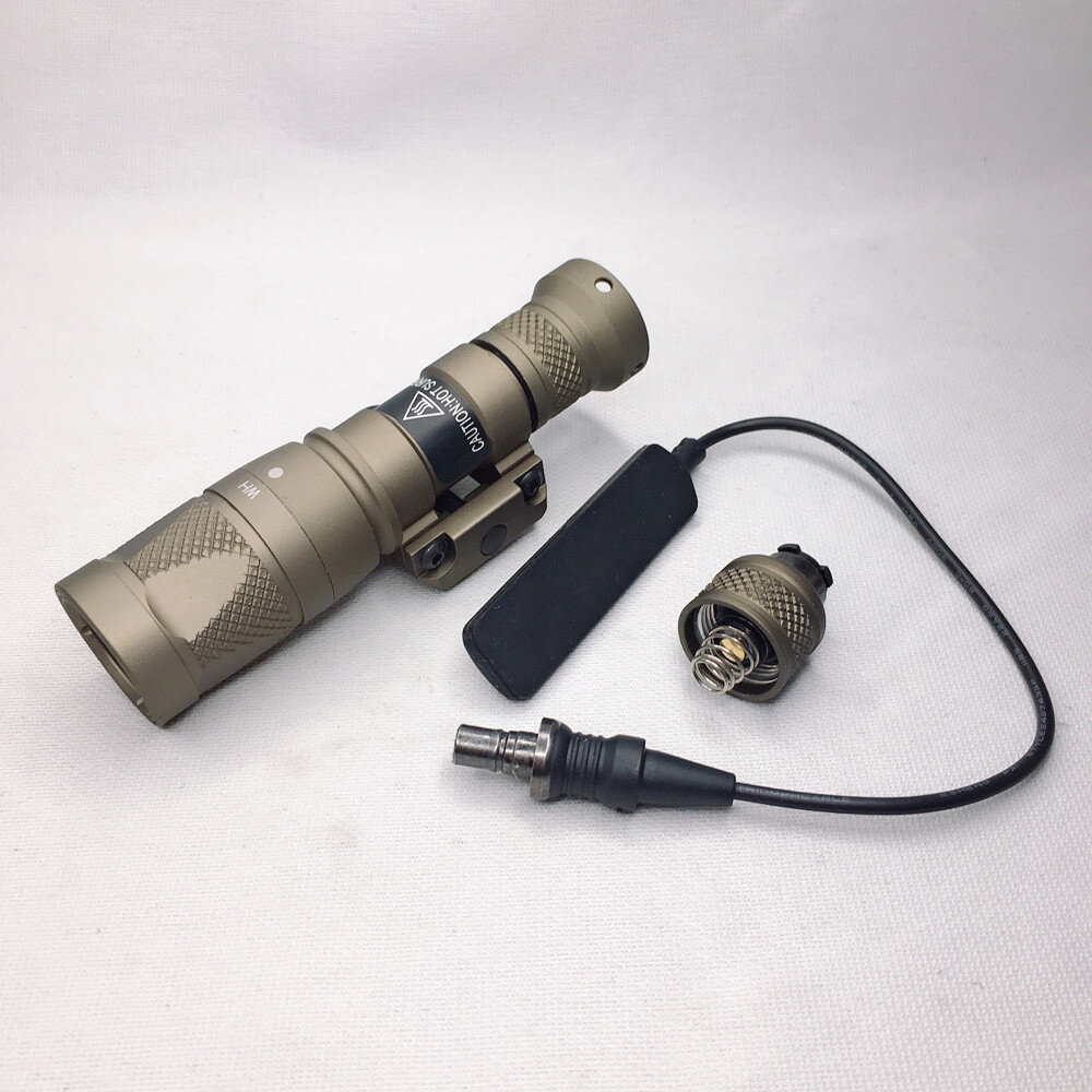 M300V Tactical Light White LED Light Switch Constant Strobe Flashlight