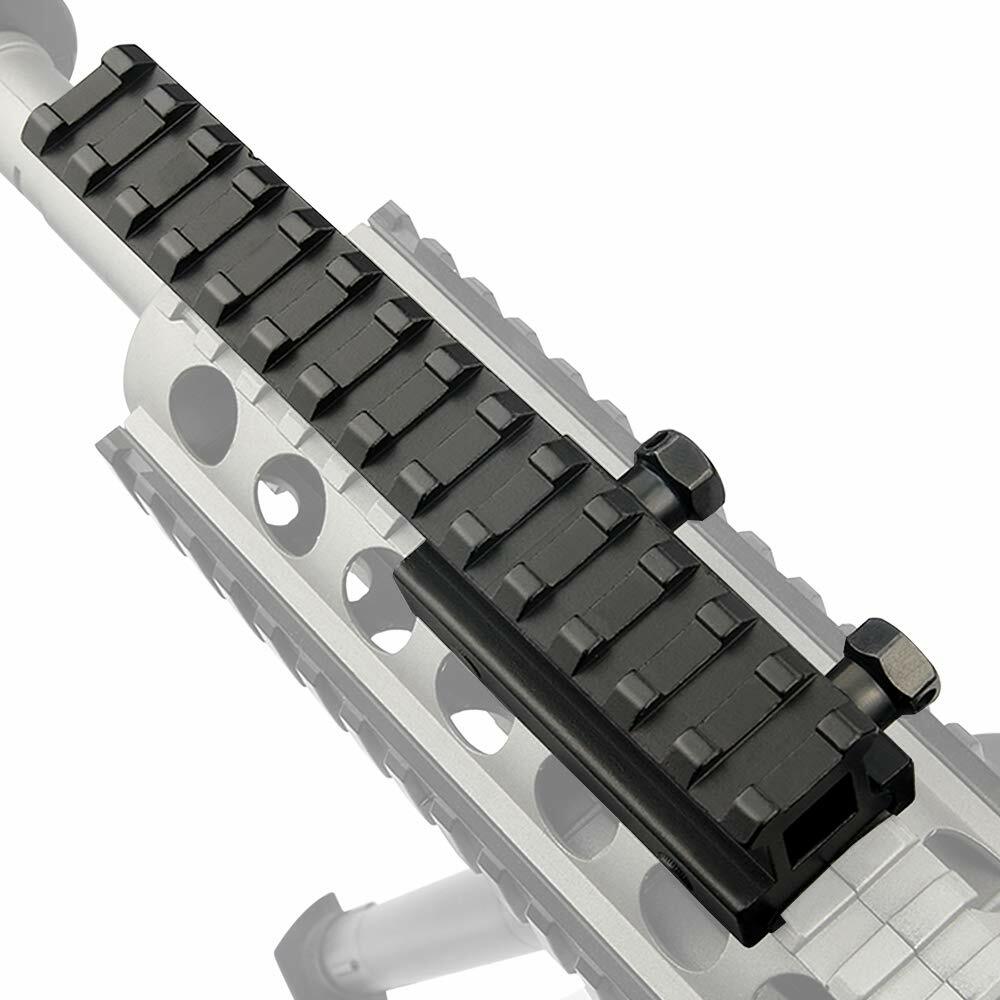 Dovetail See-Through Low/High Riser Base 20mm Picatinny Weaver Rail Scope Mount