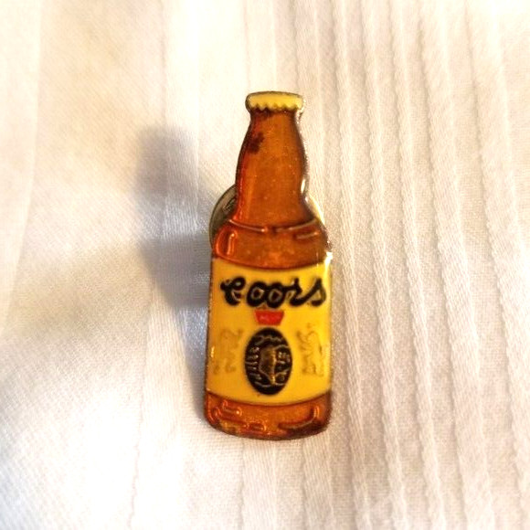 Vintage Coors Hat Lapel Pin Bottle
