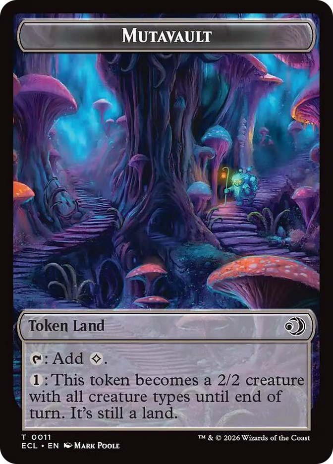 MTG {Elk Token} // {Mutavault Token} - Lorwyn Eclipsed #002