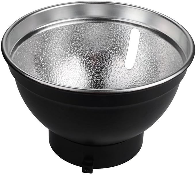 Professional 7" Bowens Mount Reflector with Silver Interior for Even Lighting