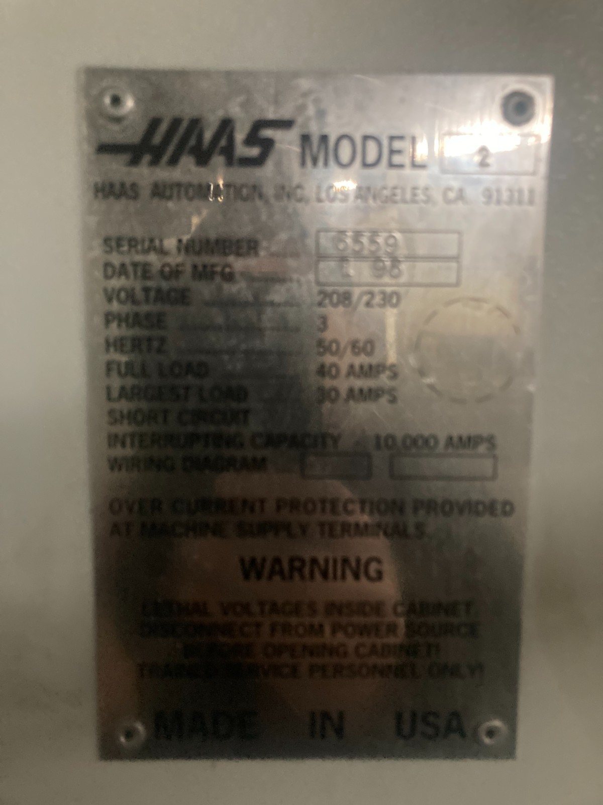 HAAS 4 th axis driver board