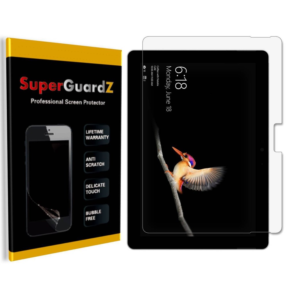 3X SuperGuardZ® Clear Screen Protector Guard Shield For Microsoft Surface Go