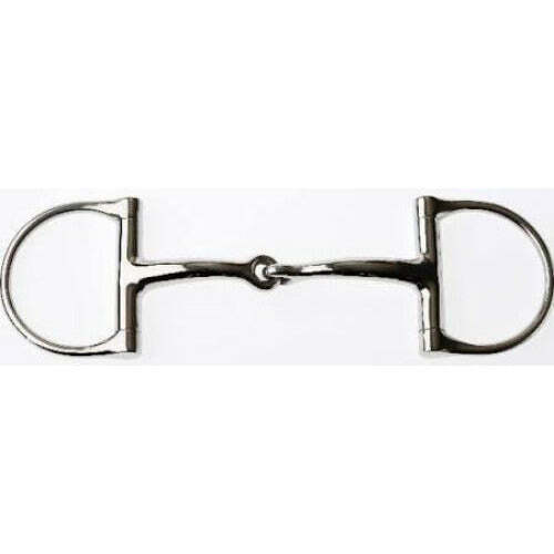 JP Korsteel Stainless Steel Regular Dee Ring Snaffle Bit