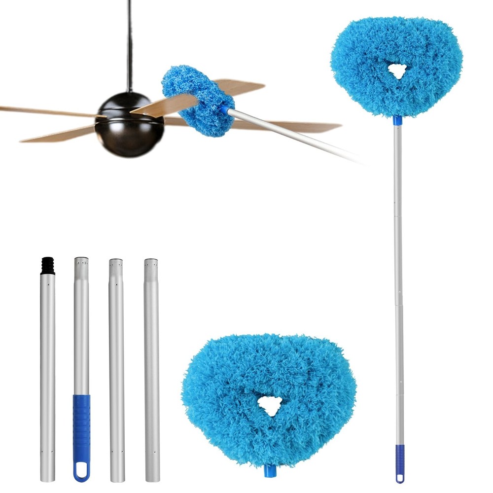 Ceiling Fan Cleaner Duster Reusable Microfiber Ceiling Fan Blade Cleaner Remo...
