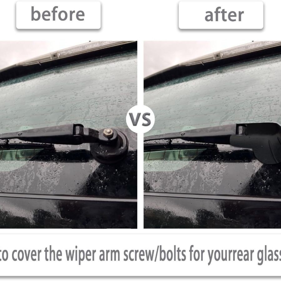Rear Windshield Wiper Arm Nut Cover Cap Replacement, 1 pc 68398865AA