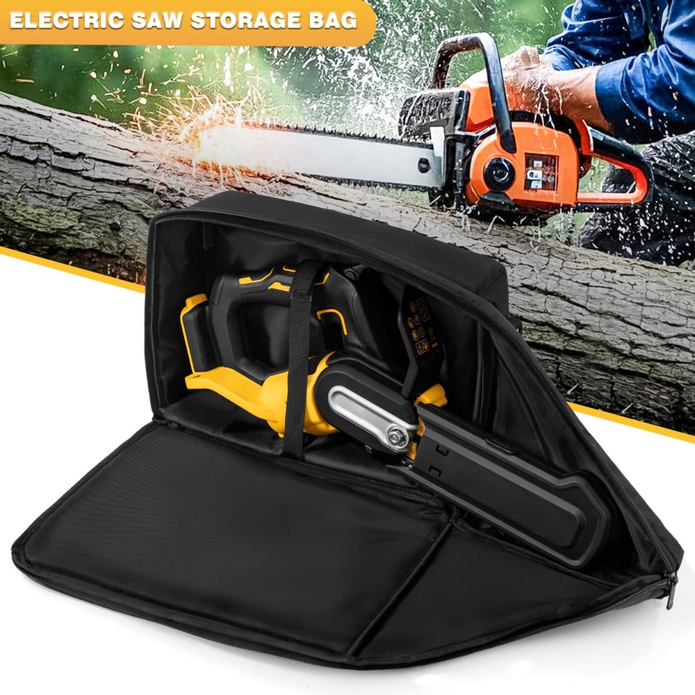 OUUTMEE Chainsaw Carrying Case, Waterproof Foldable For 8 Inch