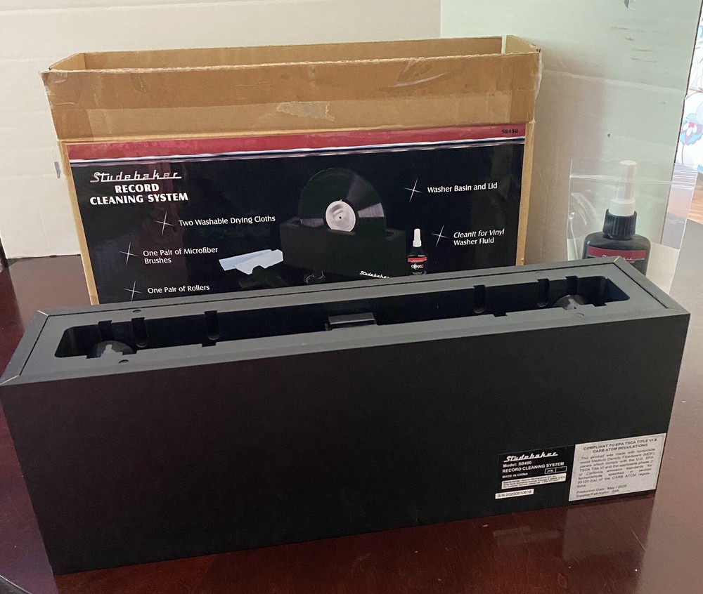 Studebaker Record Cleaning System Original Box For Vinyl Records