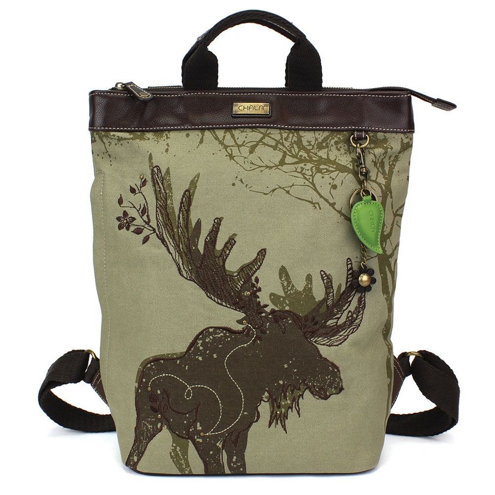 CHALA Safari Backpack Tote Handbag Eagle or Moose NWT
