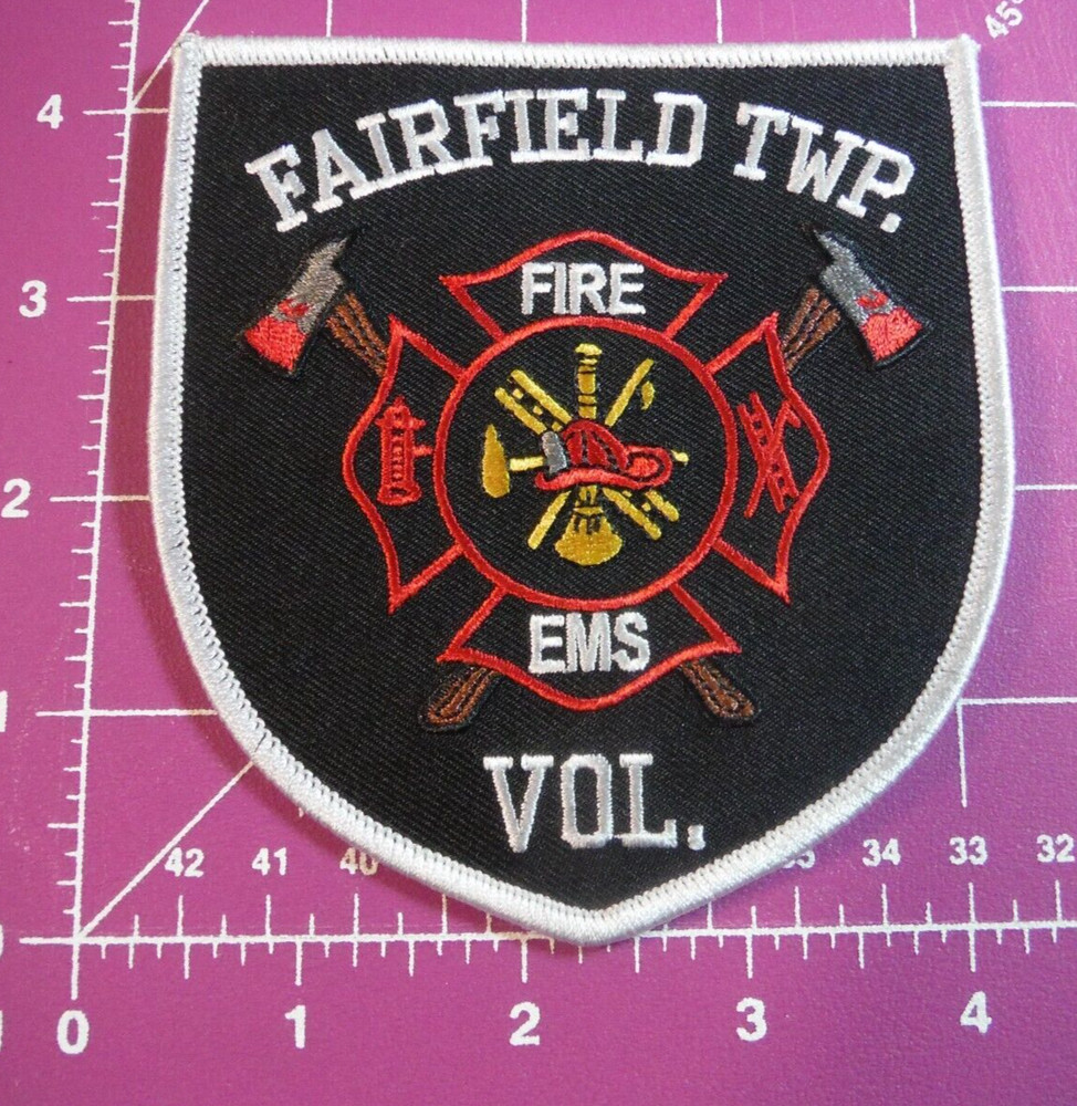Fairfield County Ohio Vol. Fire Department patch