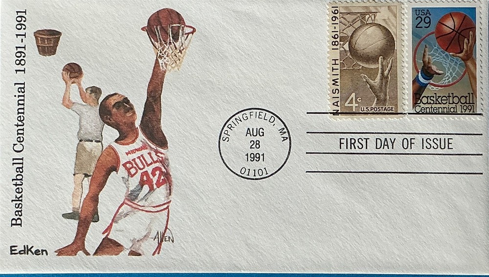 Edken 2560 Basketball Springfield Massachusetts 100 Years Combo