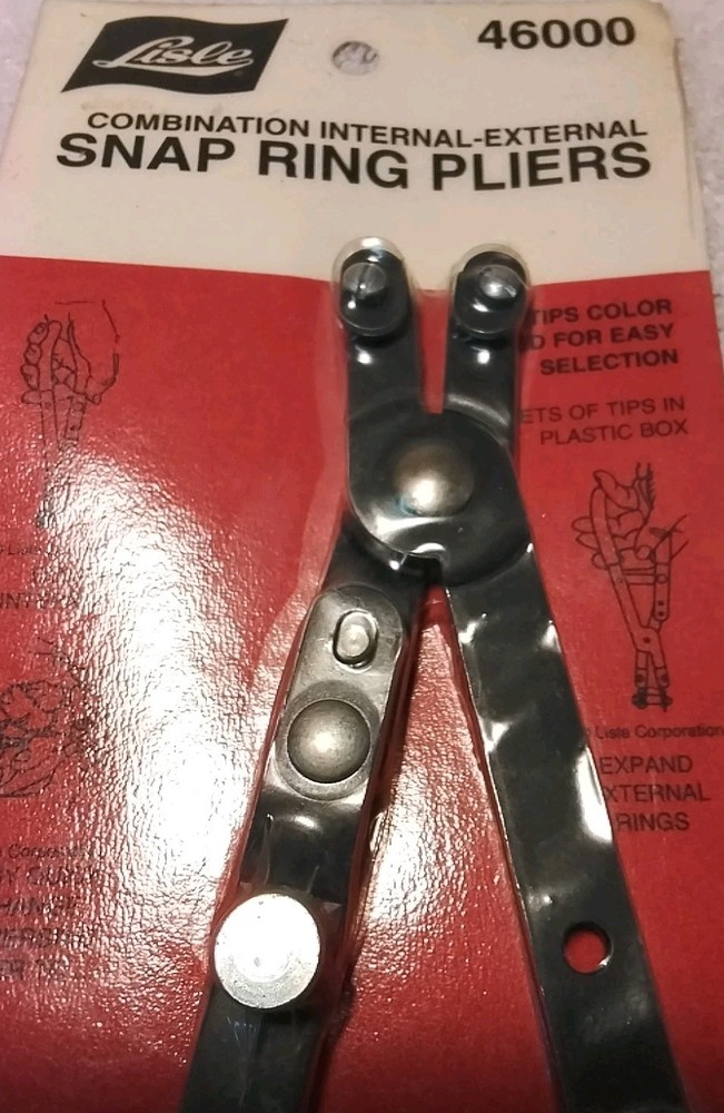 46000 LISLE COMBINATION INTERNAL-EXTERNAL SNAP RING PLEIRS 🇺🇸