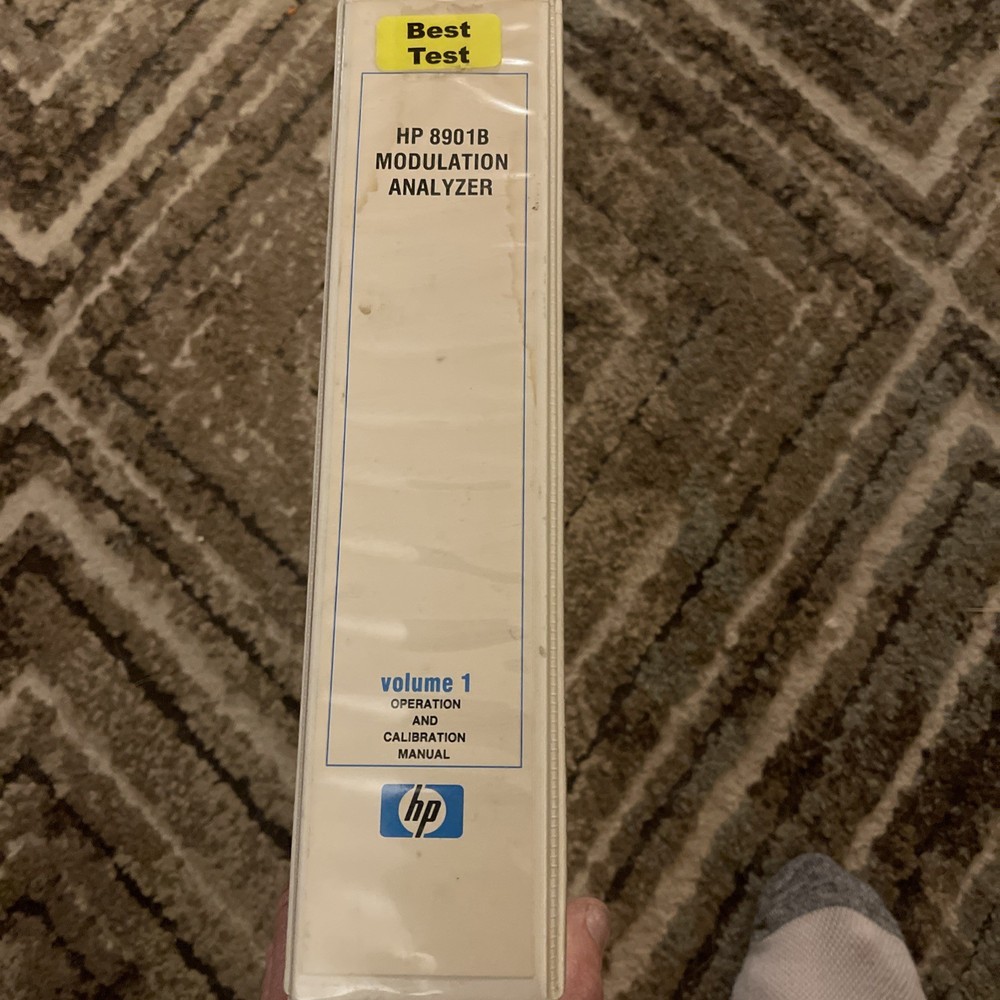 HP 8901B Modulation Analyzer Operation and Calibration Manual