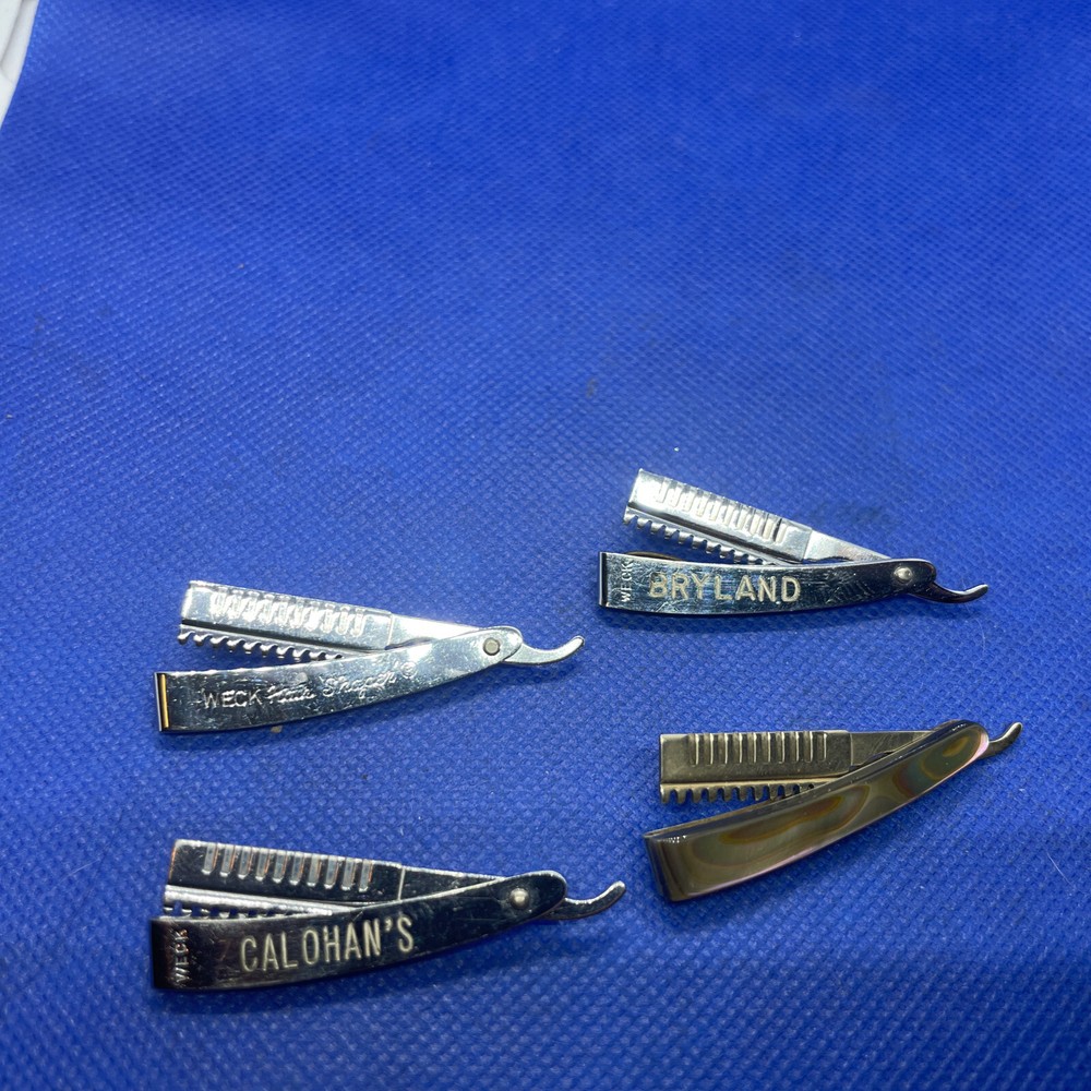 straight razor brooch pins