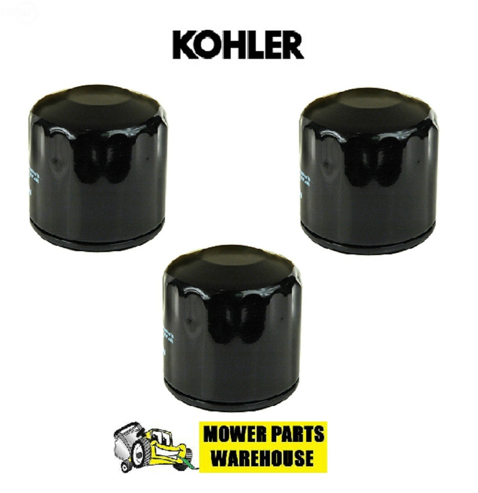 (3) NEW OIL FILTERS FOR KOHLER ENGINE 12 050 01-S CUB CADET CRAFTSMAN HUSQVARNA