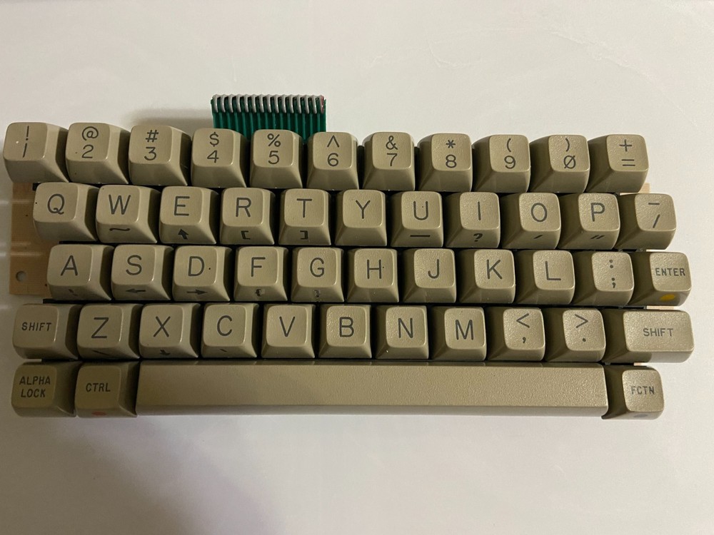 Texas Instruments TI 99/4a Tan Keycaps