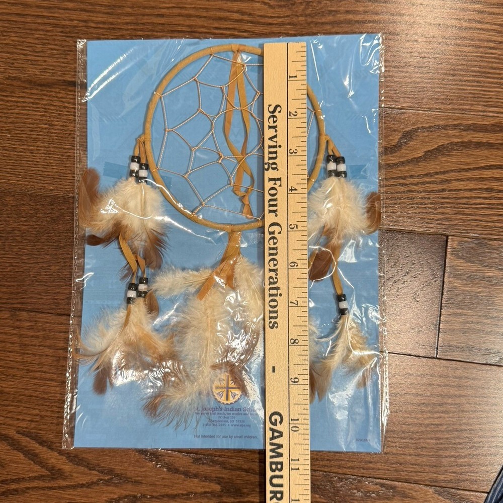Dreamcatcher with Feathers & beads