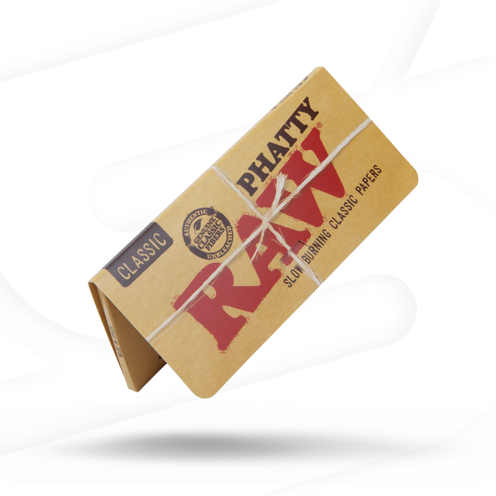 RAW Classic Phatty Creaseless Rolling Papers - 24 Packs