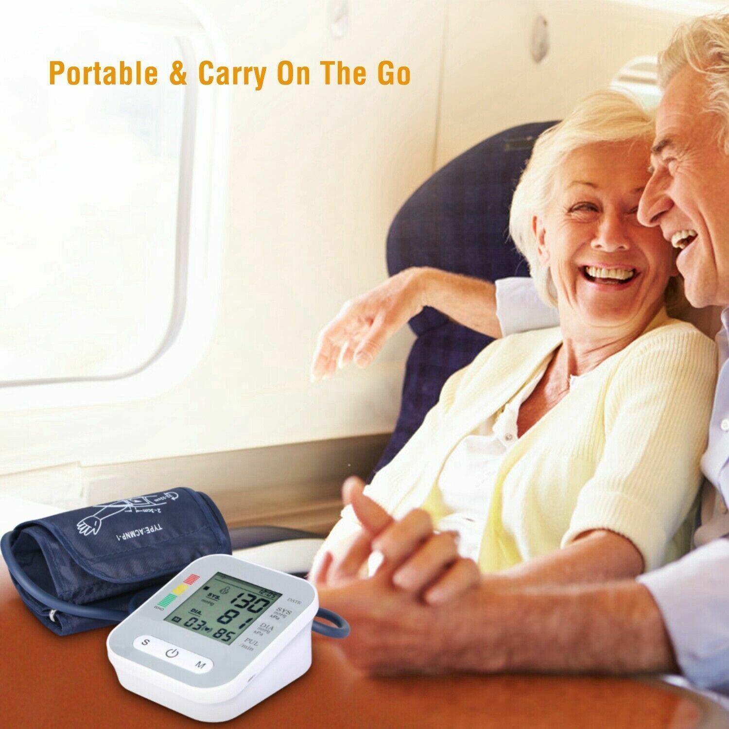 Arm Blood Pressure Monitor Digital BP Cuff Upper Arm Automatic Machine US