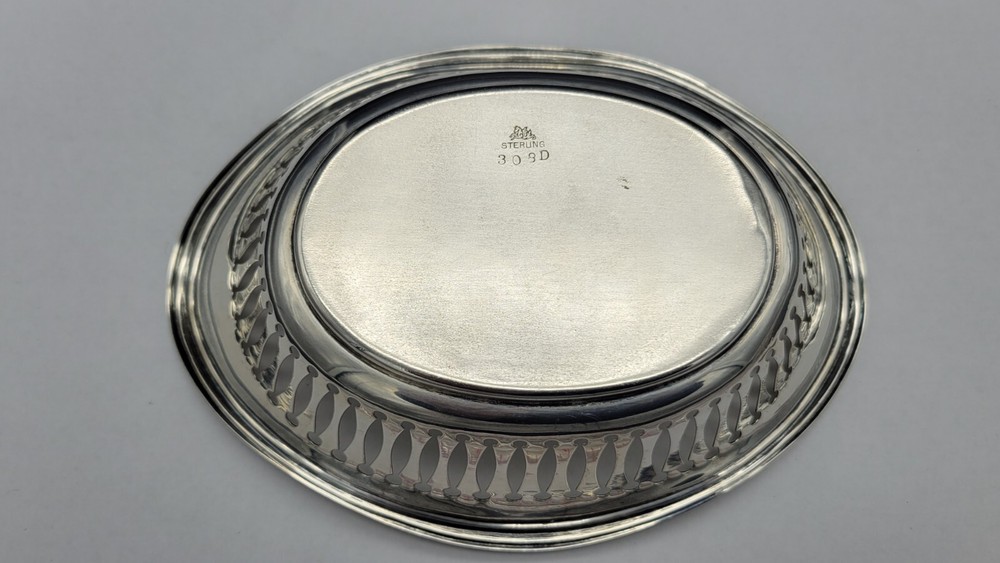 Vintage MAUSER STERLING SILVER PIERCED BOWL