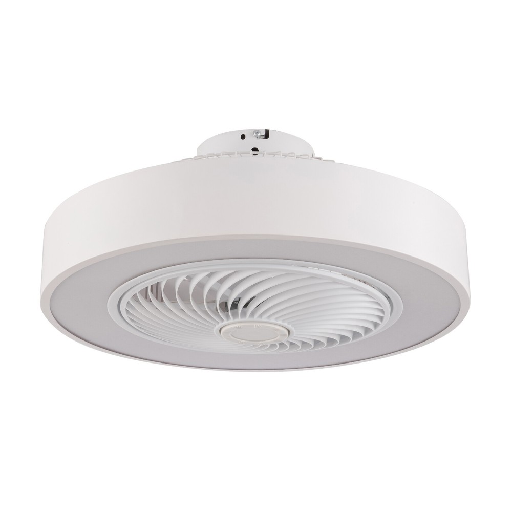LED Ceiling Fan Light Flush Mounted Dimmable Chandelier Lamp W/ Remote Control