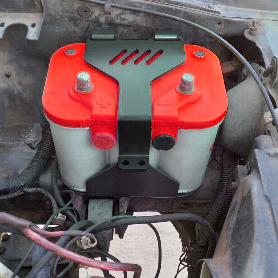 Battery Hold Down Tray Box Mount For Optima Group 34 / 78 Steel Mounting Bracket