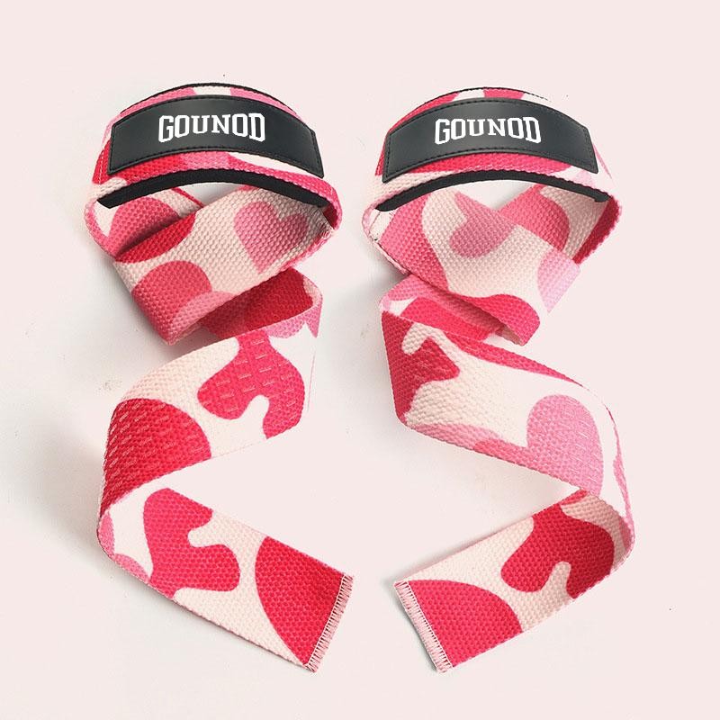 2pc/4pc/3pair Weightlifting Wrist Straps Strength Training Adjustable Non-slip G
