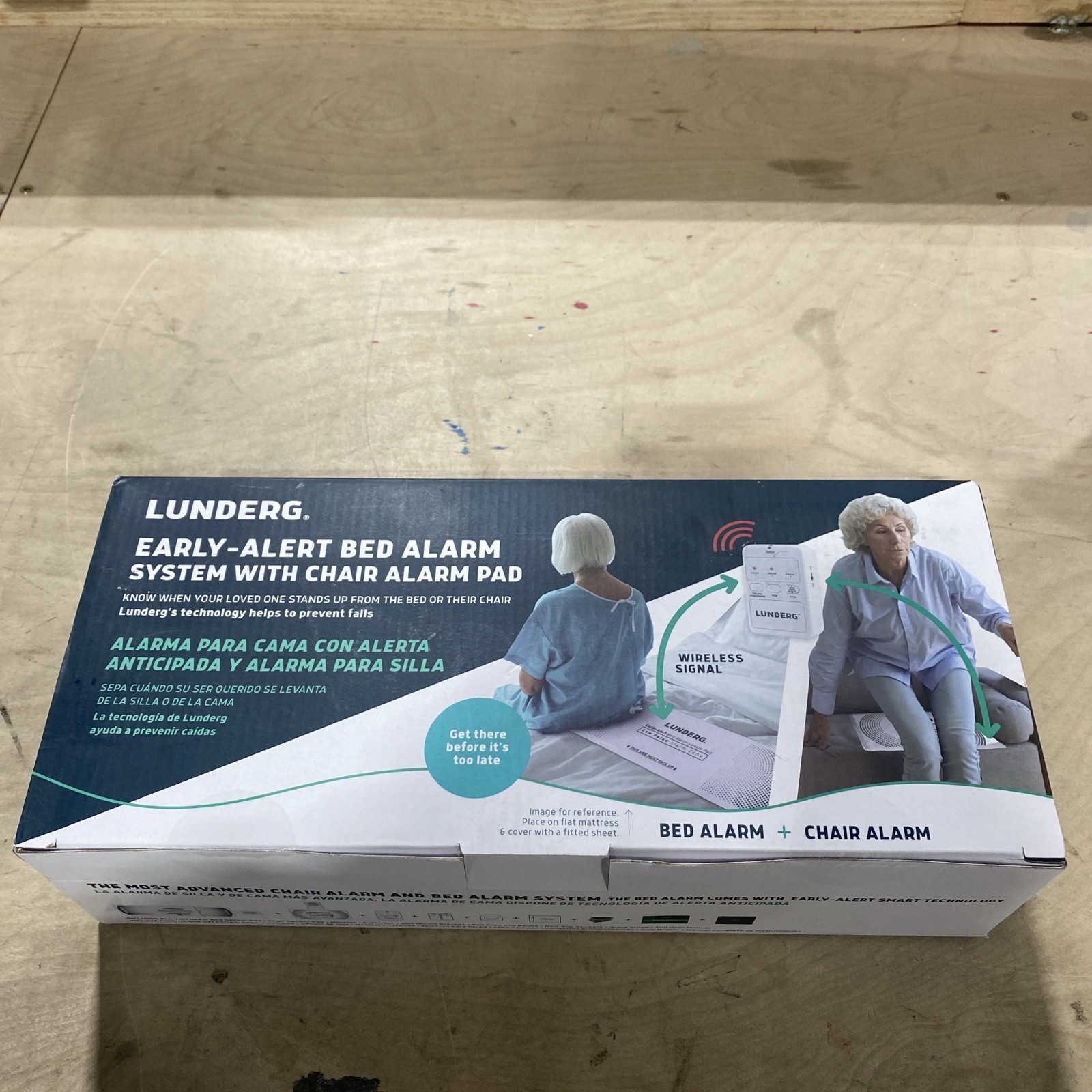 Lunderg Early-Alert Bed Alarm System W/ Chair Alarm Pad