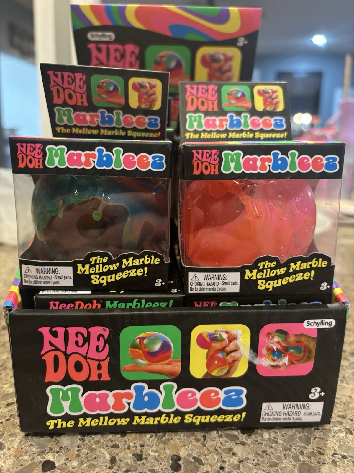 NeeDoh Marbles Marbleez Stress Ball [1 RANDOM Color!] Nee Doh Marbles! TikTok