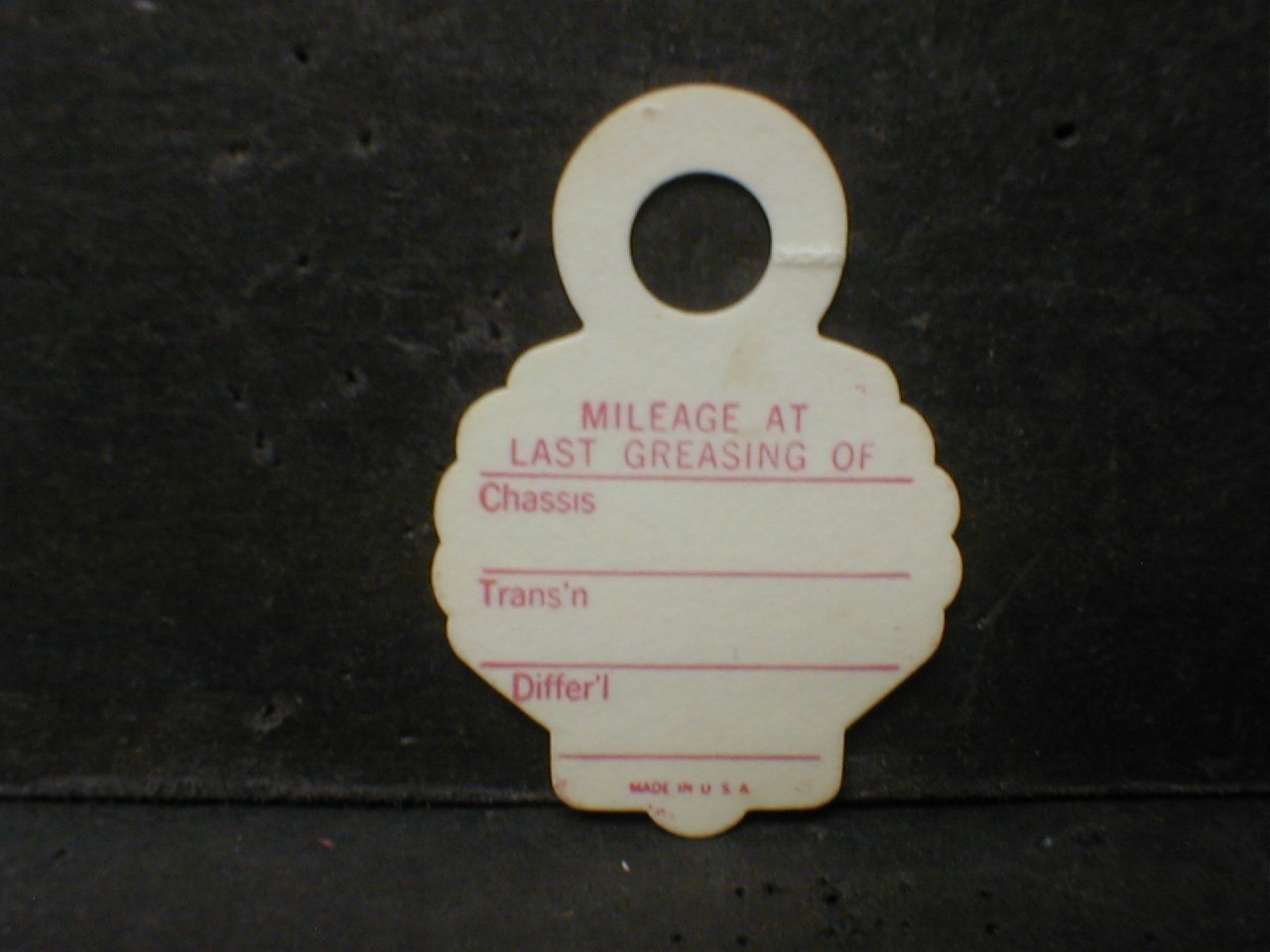 10 lot VINTAGE MOTOR OIL COMPANIES OIL CHANGE & LUBE DIPSTICK TAGS