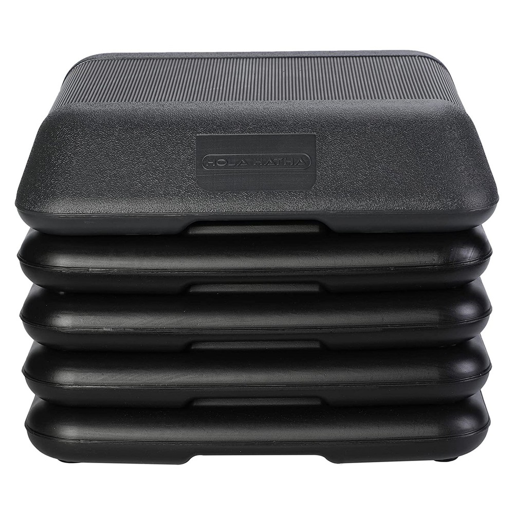 HolaHatha Aerobic High Step Platform with Risers (Open Box)