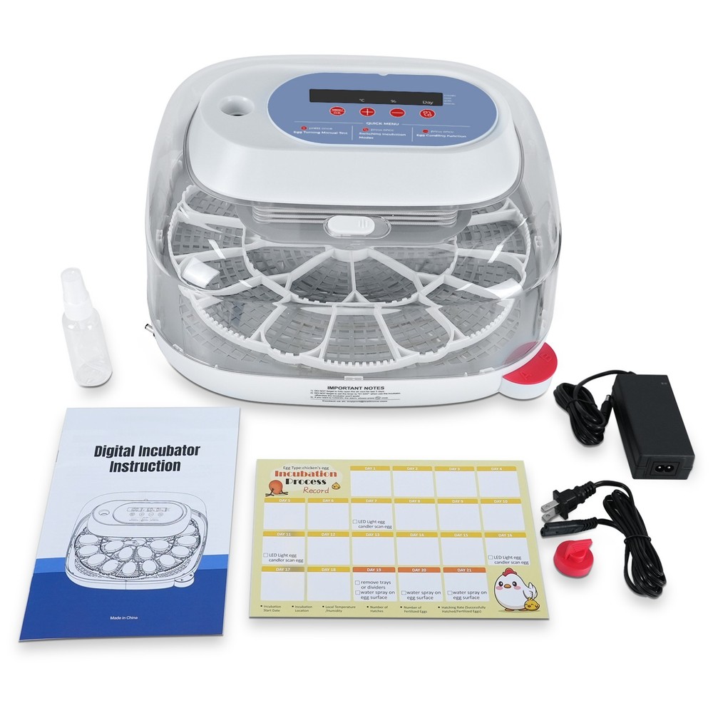 Incubators for Hatching Eggs, 24/48/56/70 Eggs with Automatic Egg Turning