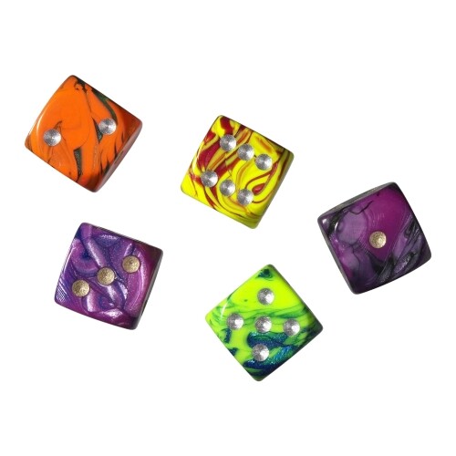 Dice - 15MM - Toxic - 100 Pieces