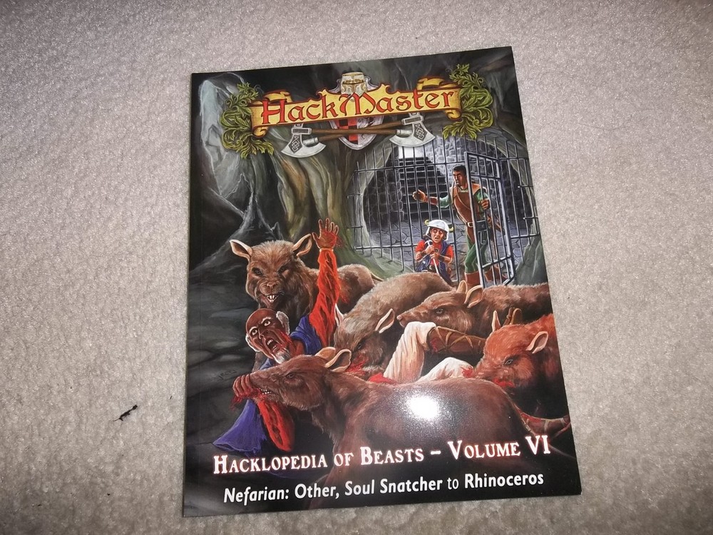 Hackmaster Hacklopedia of Beasts vol VI 6