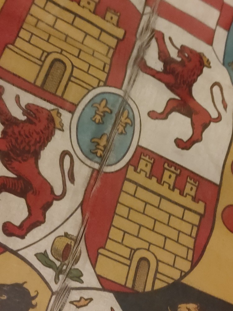 Carlist Requeté Spanish Silk Flag