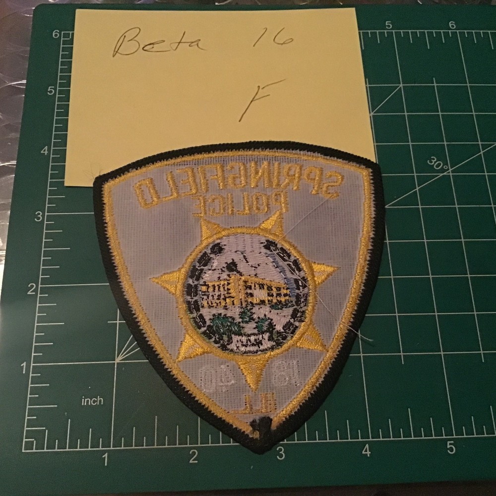 Springfield IL Police Patch