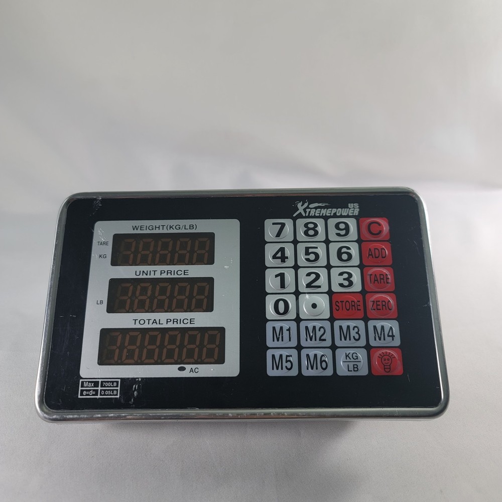 XtremepowerUS 600LB Weight Computer Scale Digital Floor Platform Shipping