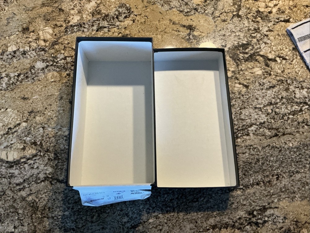 Authentic Gucci Classic Black /White Empty Shoe Storage Box