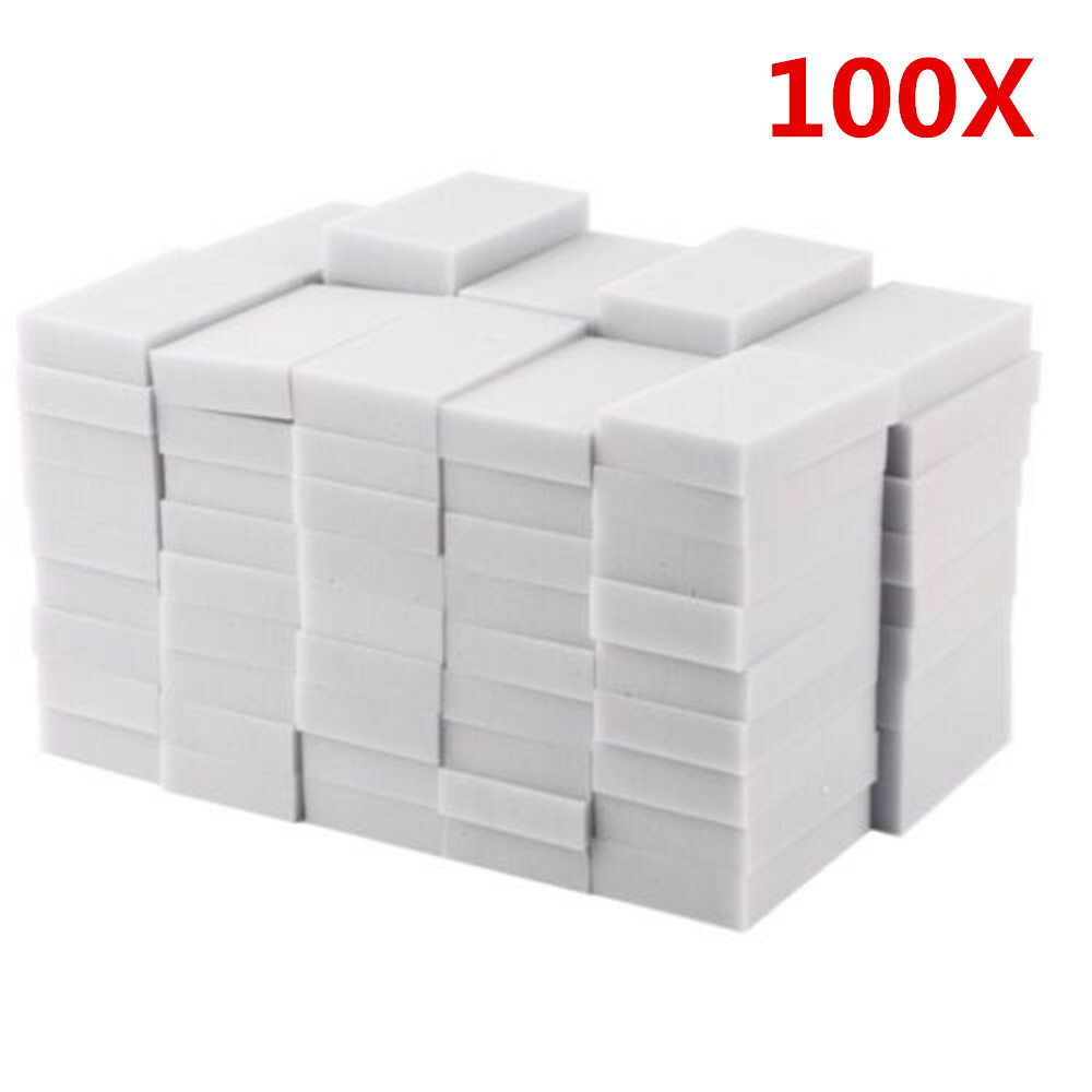 10-100Pcs Magic Sponge Eraser Cleaning Multi-function Foam Melamine Cleaner US