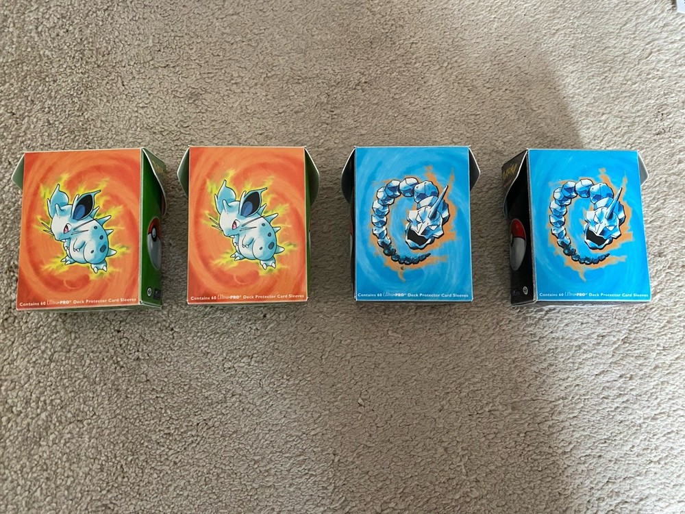 Pokémon TCG 1999 Deck Boxes X4 Blastoise and Charizard Artwork Empty