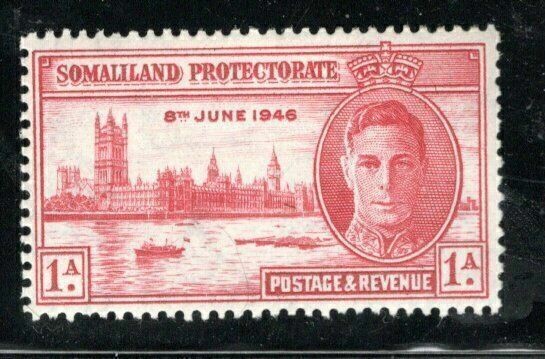 SOMALILAND PROTECTORATE STAMPS MINT HINGED LOT 145G