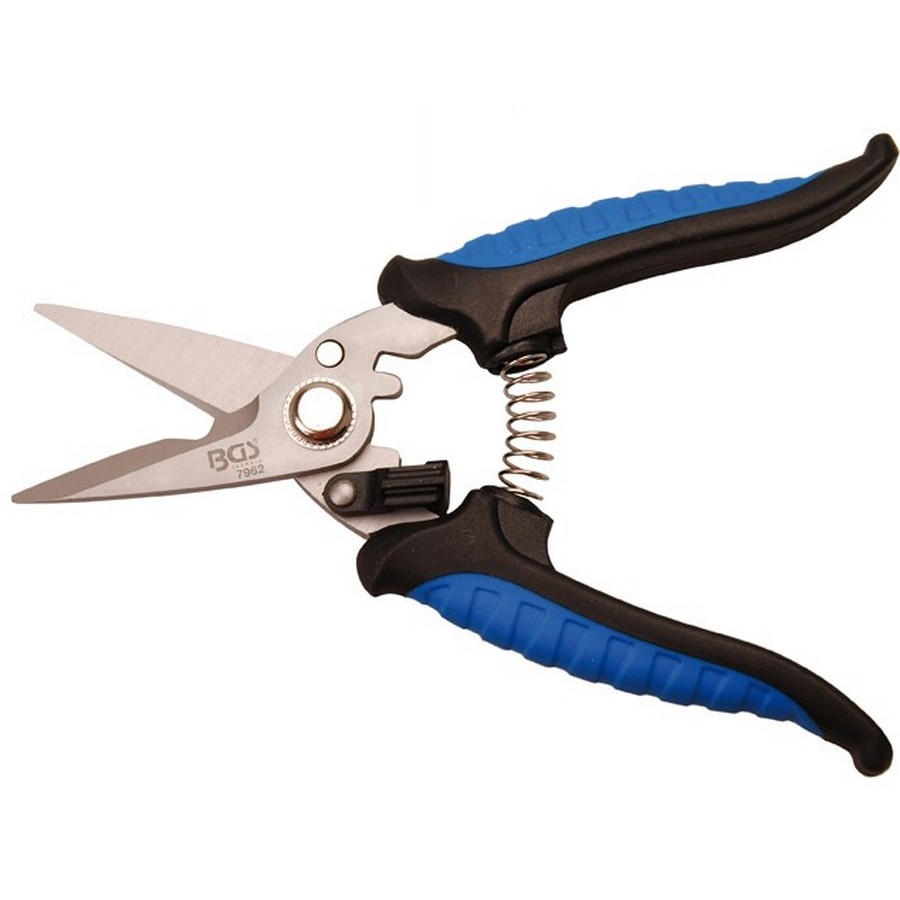 multipurpose scissors straight blades 190mm - code bgs7962 FBGS7962 BGS workshop