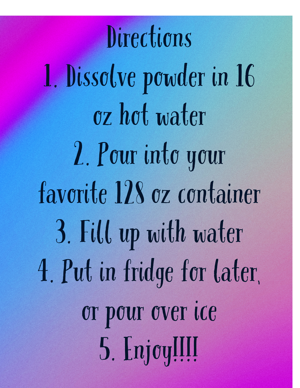 Loaded Caffeinated and Sugar Free TEA Mixes FREE SHIPPING 40 $95