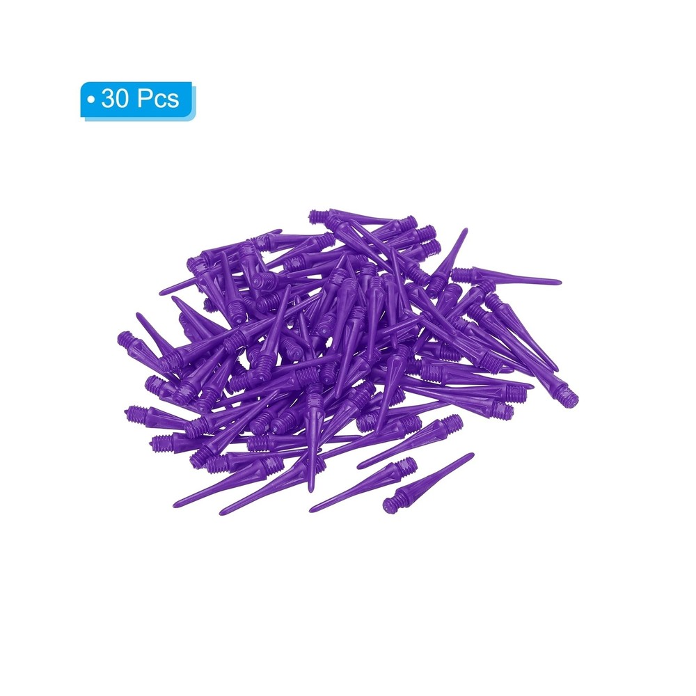 PATIKIL Plastic Dart Tips, 2BA Thread Soft Dart Replacement Plastic Tip Soft ...