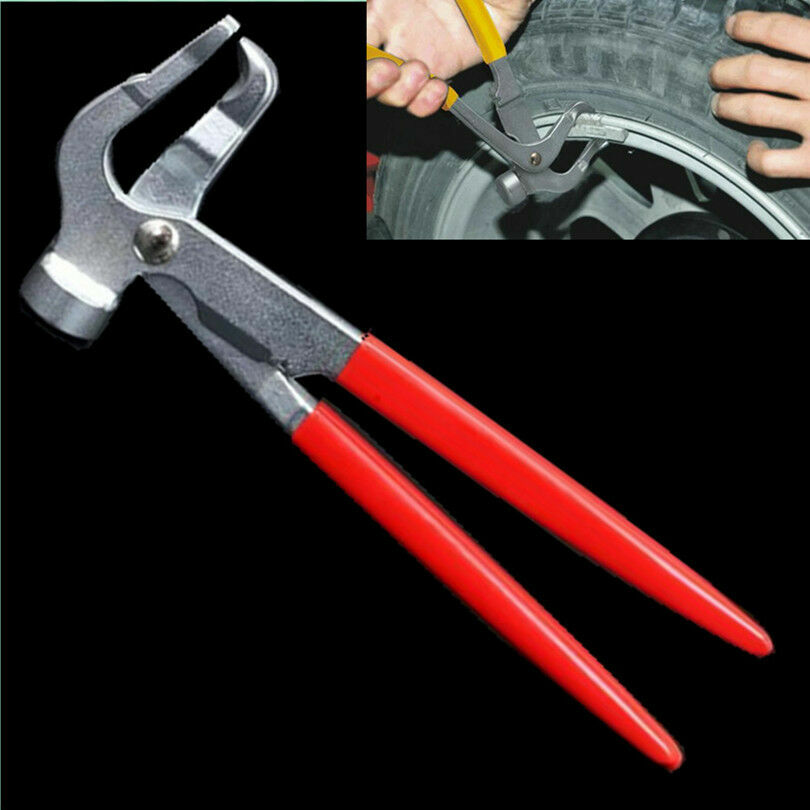 Car Wheel Weight Pliers Hammer Vehicle Balance Balancer Tool Metal Tire Repair