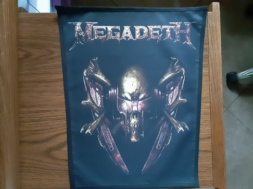 MEGADETH # 3,SEW ON SUBLIMATED LARGE BACK PATCH
